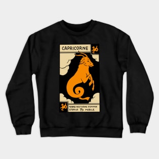 Capricorn Tarot Card - Muchery Vintage Tarot Deck Crewneck Sweatshirt